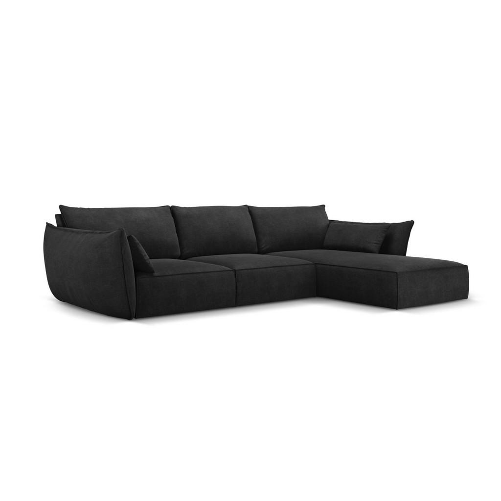 Thumbnail - Micadoni Ecksofa, Schwarz, Textil, 4-Sitzer, L-Form, 308x171 cm, Hergestellt in Europa, Oeko-Tex®, Wohnzimmer, Sofas & C...