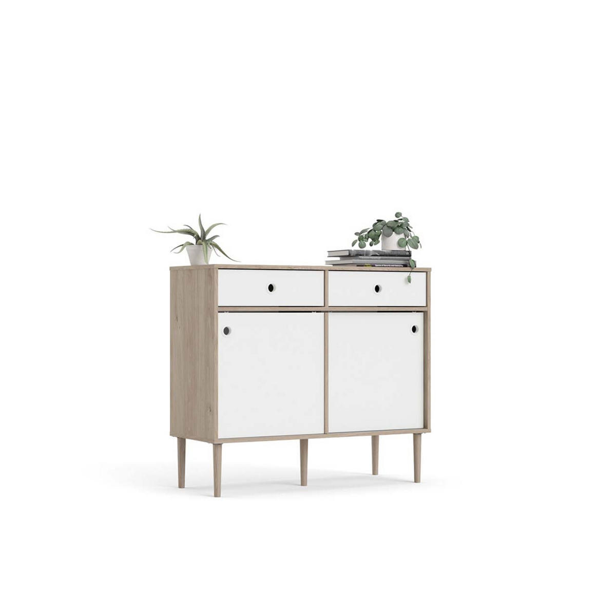 KOMMODE weiß - Weiß, Holzwerkstoff (99/89/41cm) - ebuy24