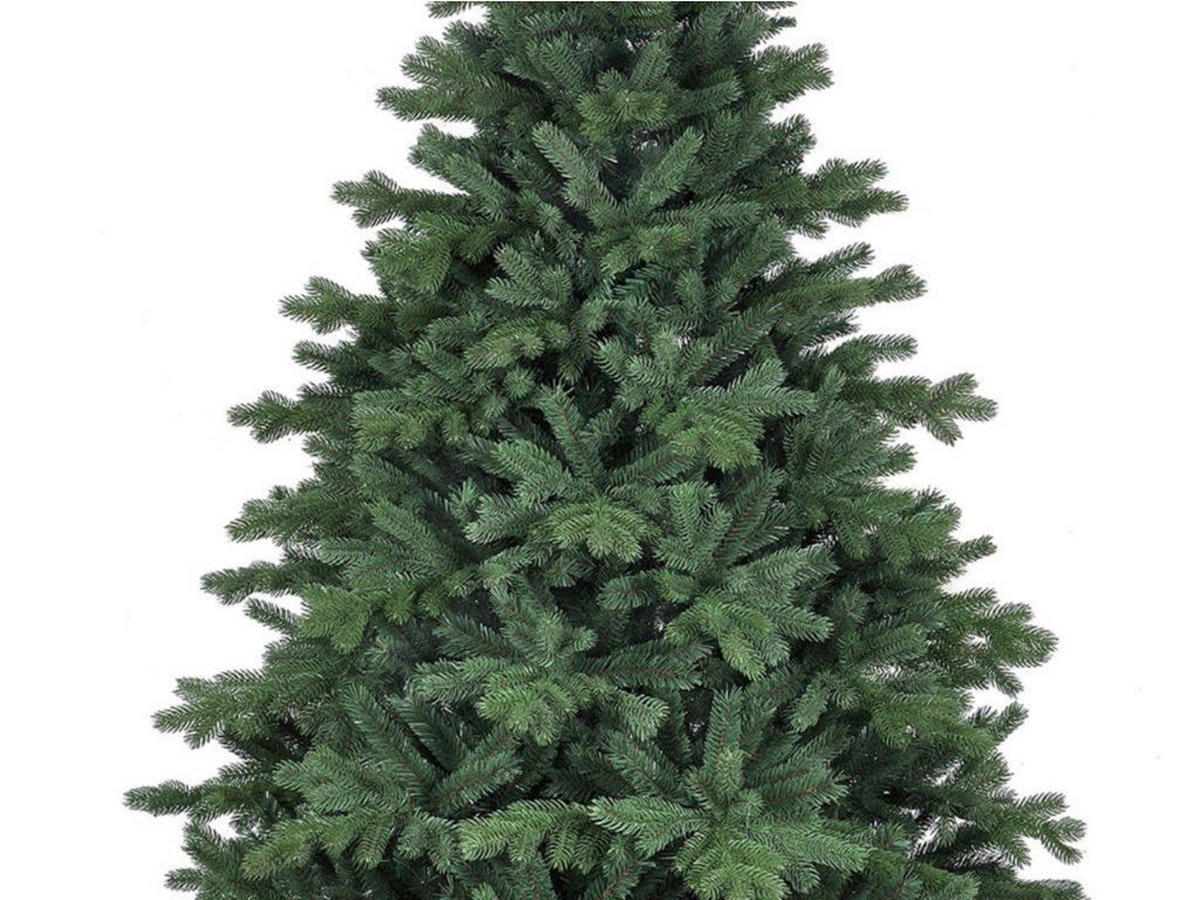 WEIHNACHTSBAUM künstlicher 150 cm, POLAR WEISS II, mit 109-teiligem Weihnachtsbaumschmuck, inkl. Metallständer und Aufbewahrungsbox - Silberfarben/Weiß, Kunststoff/Metall (104/150cm) - LAALU