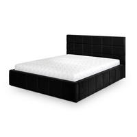 POLSTERBETT VERTO 180x200 cm mit Bettkästen - Schwarz - Schwarz, Holz (180/200cm) - MASSENO