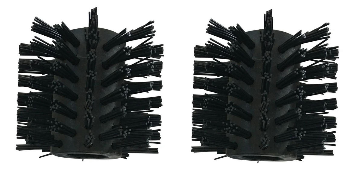 FUGENBÜRSTE Hart, 2-teilig, für Multifunktionsreiniger - Schwarz, Kunststoff (1.1/1/2.1cm) - Westfalia