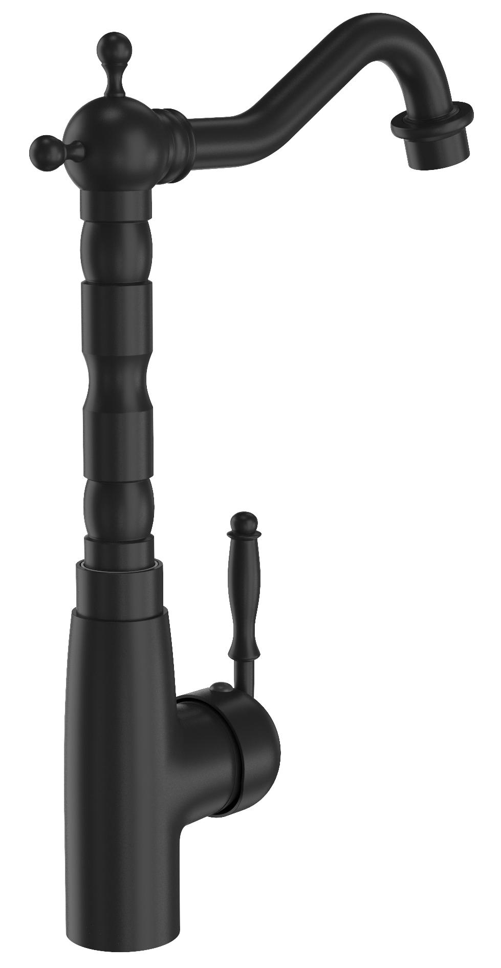 KÜCHENARMATUR Retro - Schwarz, Metall (35/30/3cm) - Granitan