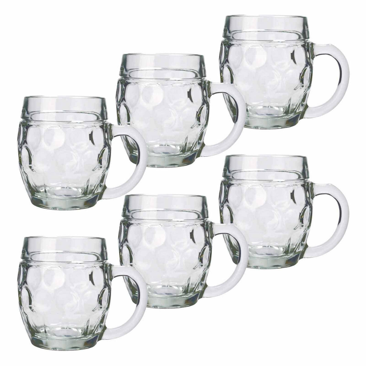 BIERKRÜGE Tübinger transparent 500 ml 6er Set - Transparent, Glas (0.5L) - Stölzle Lausitz