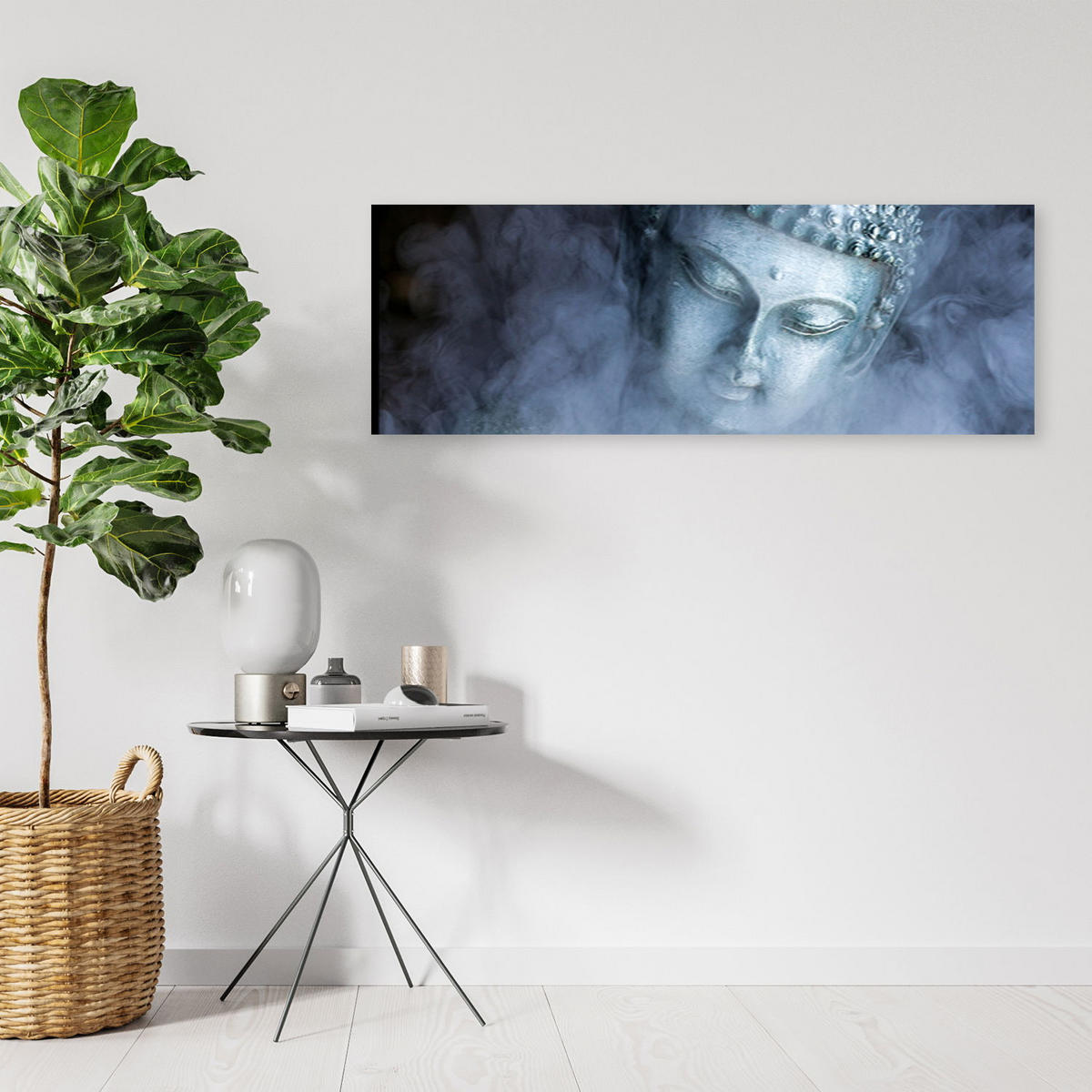 KUNSTDRUCK Grau 120/40 cm - Grau, Textil (120/40cm) - KUNSTLOFT