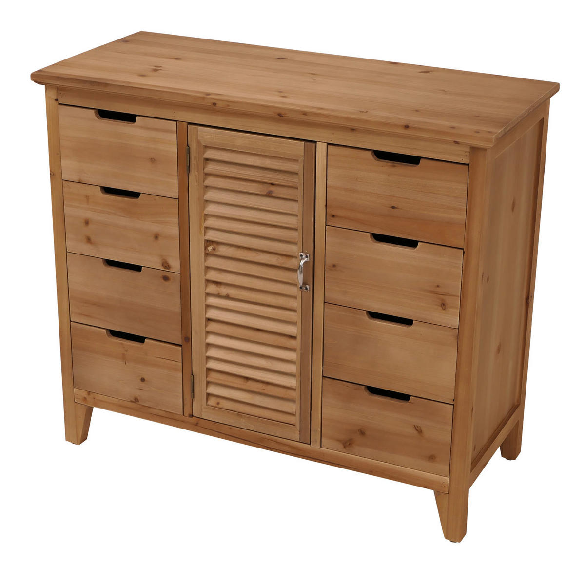 LÉKÁRNICKÁ KOMODA Hnědá - hnědá, dřevo (91/80/40cm) - MCW