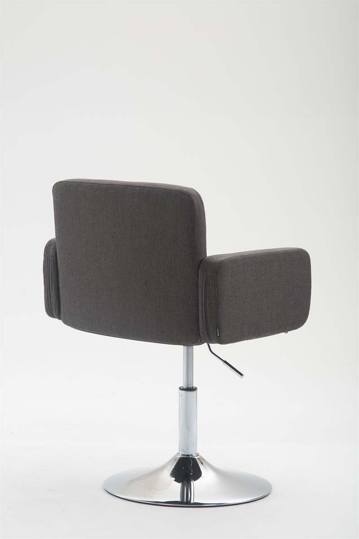 LOUNGESESSEL Riyadh Stoff Dunkelgrau Barhocker Sessel Lounger - Dunkelgrau, Textil (58/80/48cm) - DELUKE