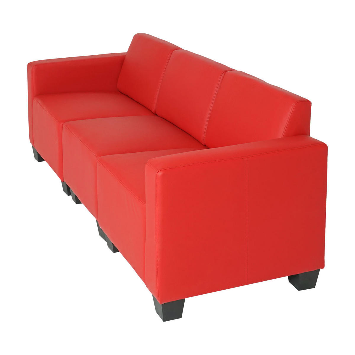 3-SITZER SOFA Rot - Rot, Textil (193/76/72cm) - MCW