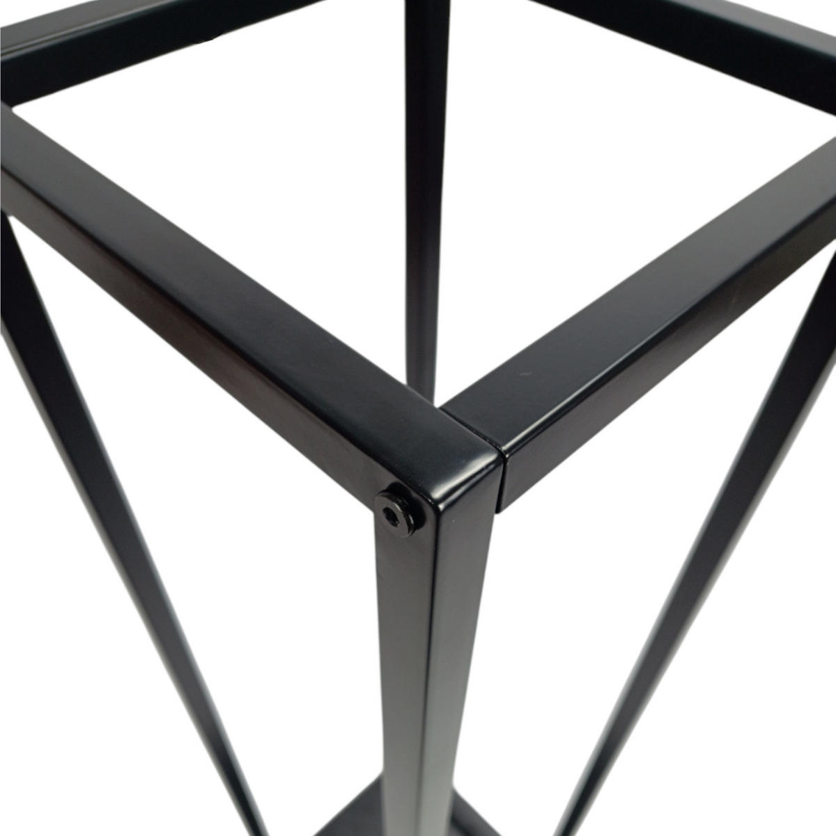 KAMINHOLZREGAL Metall Schwarz Stabil 112×33×33 cm - Schwarz, Metall (33/112/33cm) - Begryf