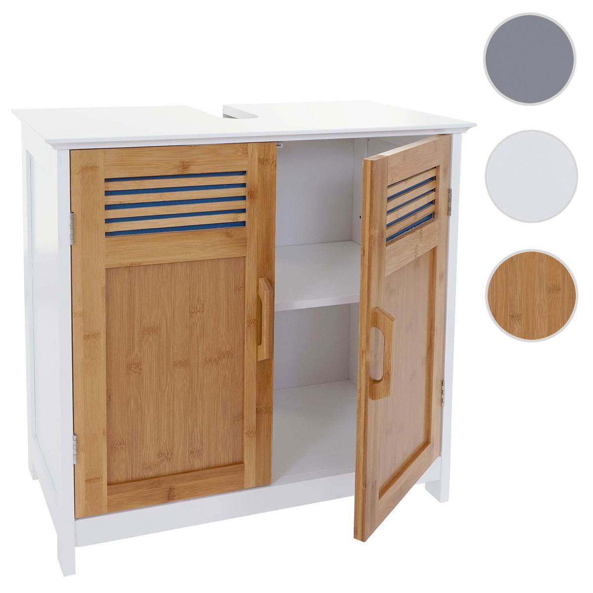 WASCHBECKENUNTERSCHRANK Braun - Braun, Holz (60/60/30cm) - MCW
