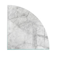 GLASPLATTE für Kamin 100x100 cm Grau - Grau, Glas (100/100/0.4cm) - ArtPrintCave