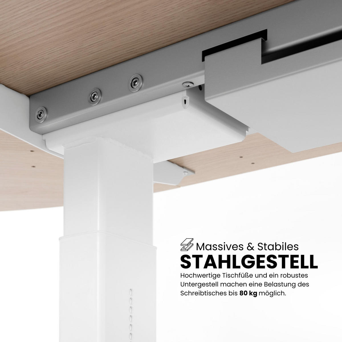 SCHREIBTISCH Serie-XB 80/120/74 cm in Graphitfarben/Graphitfarben - Graphitfarben, Holzwerkstoff (80/120/74cm) - bümö