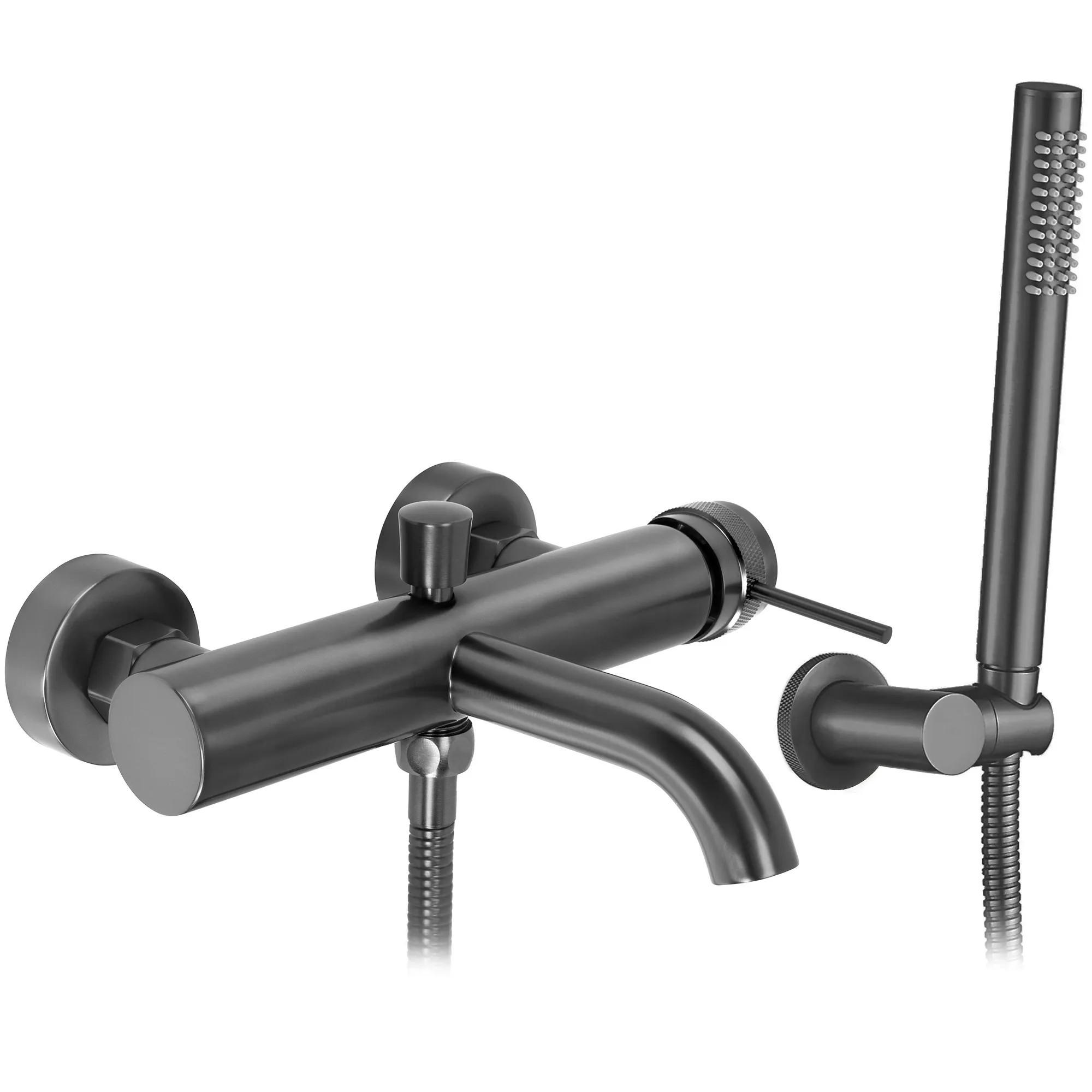 WANNENARMATUR Rea Lungo Grip Titan - Titanfarben, Metall (15/4/19cm) - REA