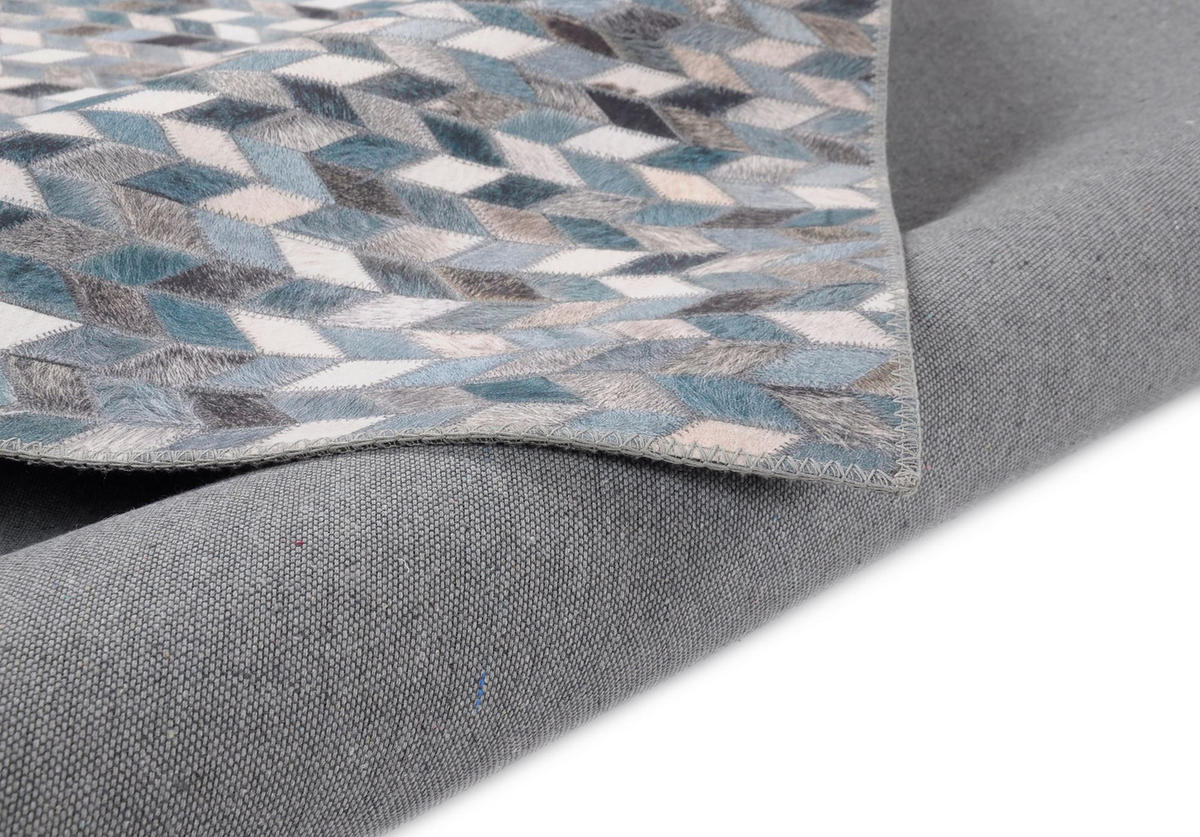 KURZFLORTEPPICH Serena 80x150 cm - Blau, Textil (80/150cm) - Gino Falcone