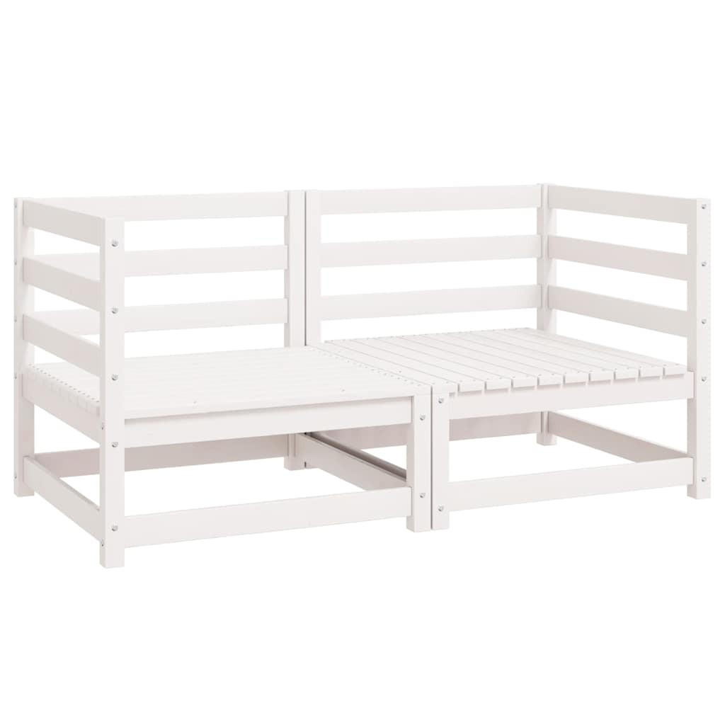 GARTENSOFA RYZOD 70/67/70 cm （2-SITZER） - Grau, Holz (70/67/70cm) - ZMH