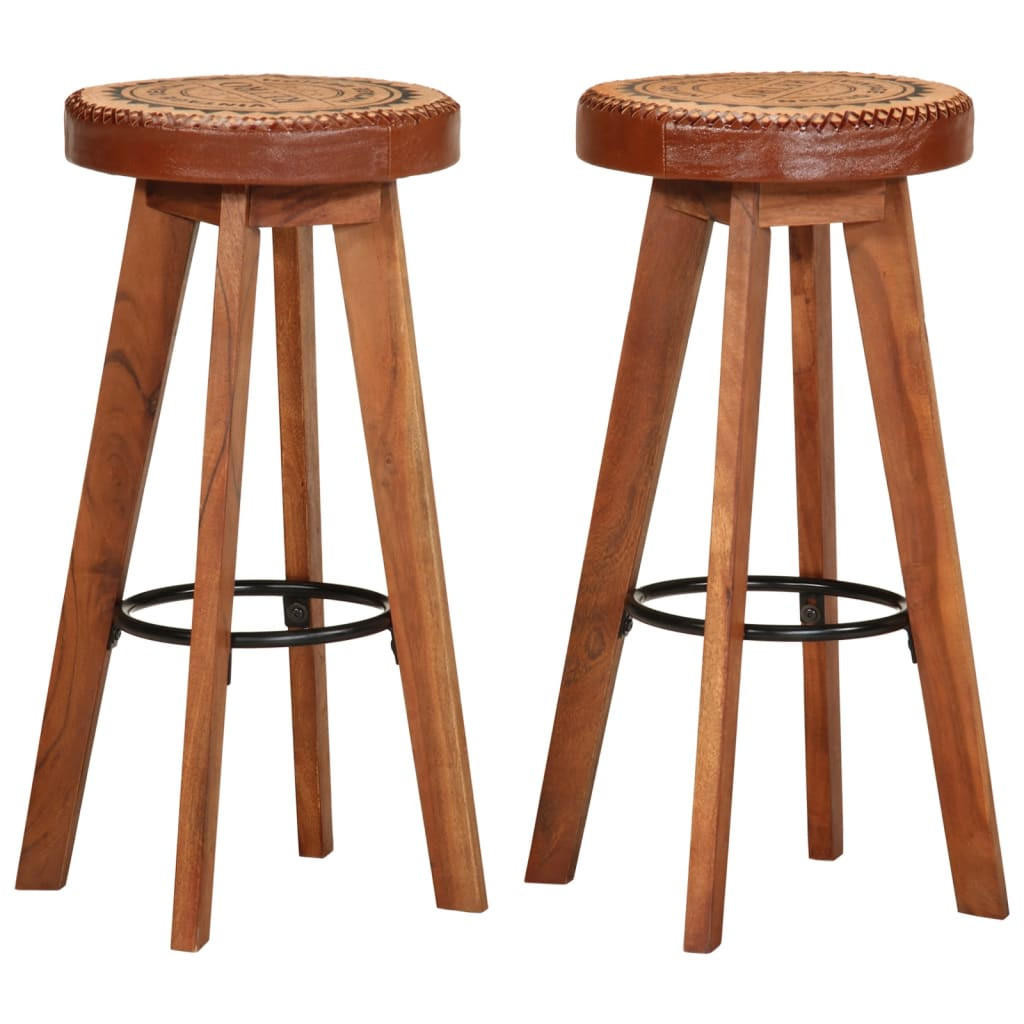 Deluke Barhocker Braun 45x76x45 cm