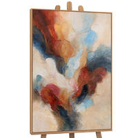 GEMÄLDE Musik in Farbe Schattenfugenrahmen Eichefarben 140x100 cm - Eichefarben, Holz (140/100cm) - YS-art gallery