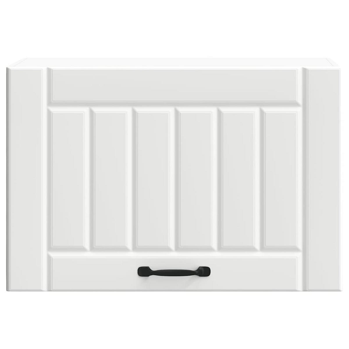 KÜCHENOBERSCHRANK Lucca mit 1 Tür 60/31/40 cm aus Holzwerkstoff Weiß - Weiß, Holz (60/40/31cm) - vidaXL