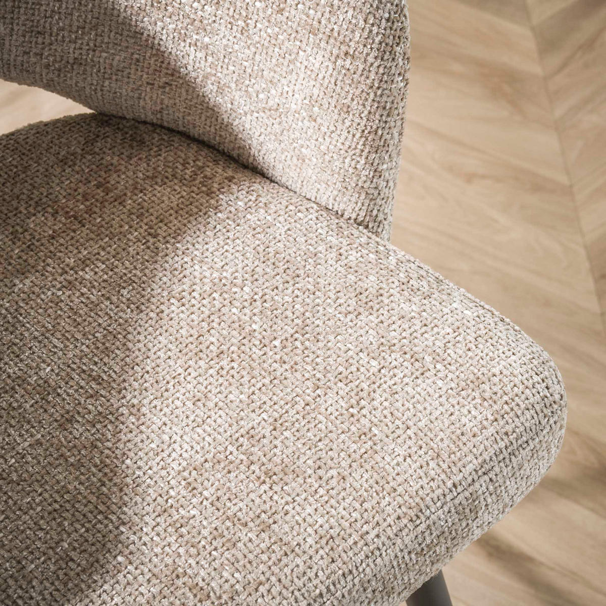 ESSZIMMERSTUHL Salon Beige 56/58/63 cm 2er-Set - Beige, Textil (58/63/56cm) - Hoyz Collection