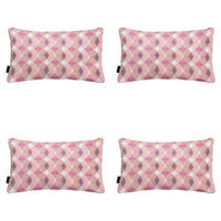 DEKORATIONSKISSEN Rae - Lila - 30/50/10 cm - 4er-Set - Lila, Textil (50/30cm) - Madison