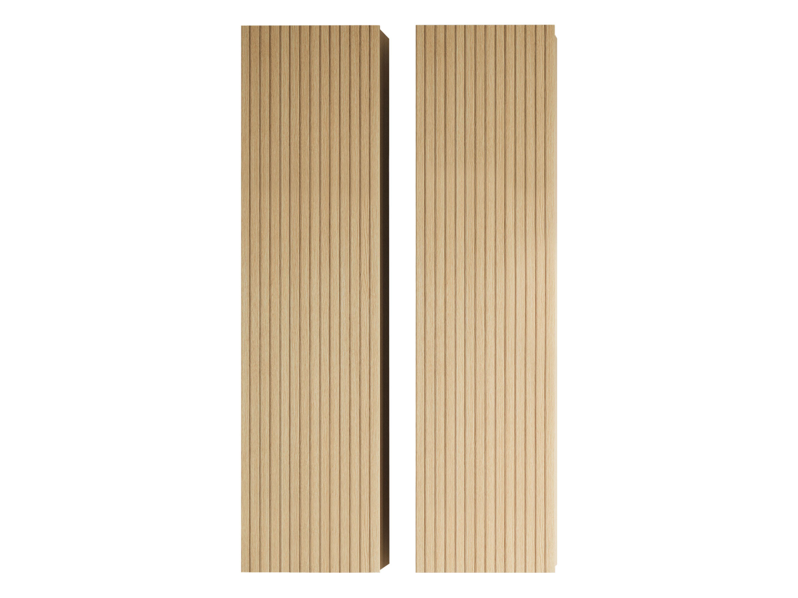 HÄNGESCHRANK-SET Sigma 1D SG11 (2 Stück) - Eichefarben, Holzwerkstoff (34/138/30cm) - MIRJAN24