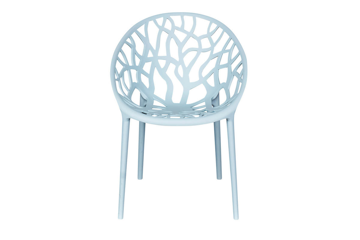 STAPELSTUHL Bilby 62x58x80 cm, Kunststoff, Blau - Blau, Kunststoff (58/80/62cm) - dasmöbelwerk