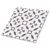 FLIESENAUFKLEBER 9 Stück 30x30 cm selbstklebend Muster aus dem Nahen Osten - Grau, Textil (30/1.6/30cm) - TULUP