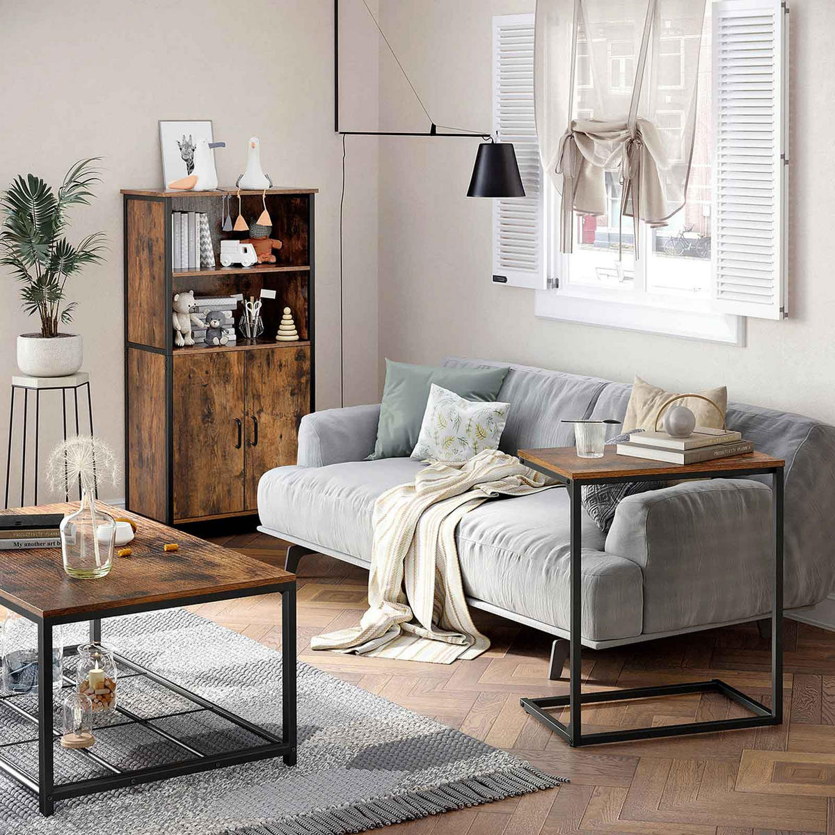 BÜCHERREGAL - Braun, Holzwerkstoff (35/125/60cm) - Hansiro