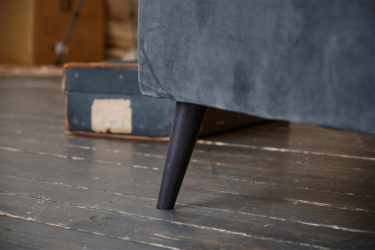 ECKSOFA QUENYA Hellgrau Velvet - Hellgrau/Schwarz, Textil (294/184cm) - KAWOLA