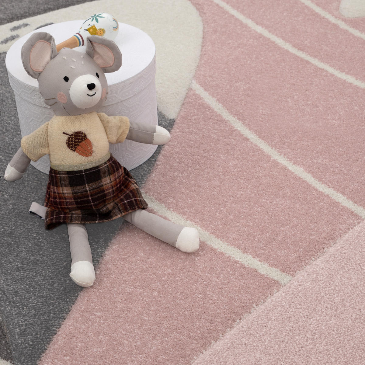 KINDERTEPPICH 200/290 cm Cosmo 707 - Dunkelgrau, Textil (200/290cm) - Paco Home