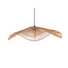 HANGELAMPE Sombra 80/80/19 cm - Naturfarben, Naturmaterialien (80/80/19cm) - Leitmotiv