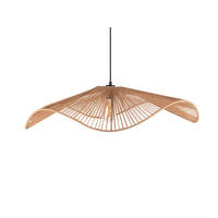HANGELAMPE Sombra 80/80/19 cm - Naturfarben, Naturmaterialien (80/80/19cm) - Leitmotiv