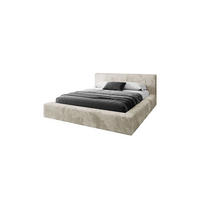POLSTERBETT TILIA LUX 160x200 cm Tilia 03, 34 Holzlatten, Kopfteil 95 cm - Creme, Textil (160/200cm) - Lookway