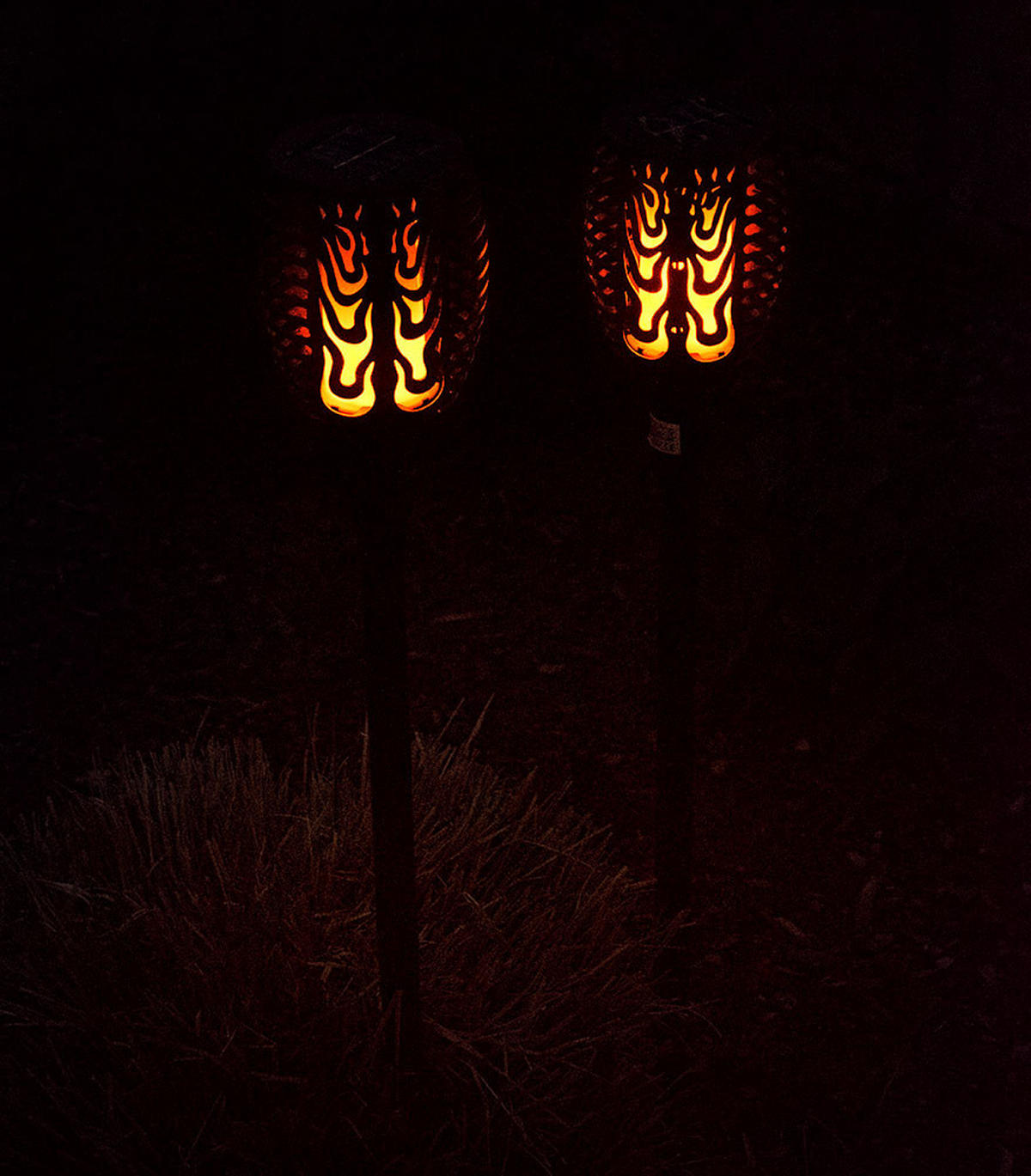 LED AUSSENLEUCHTE Solarlampe Schwarz - Schwarz, Kunststoff (12/85/12cm)