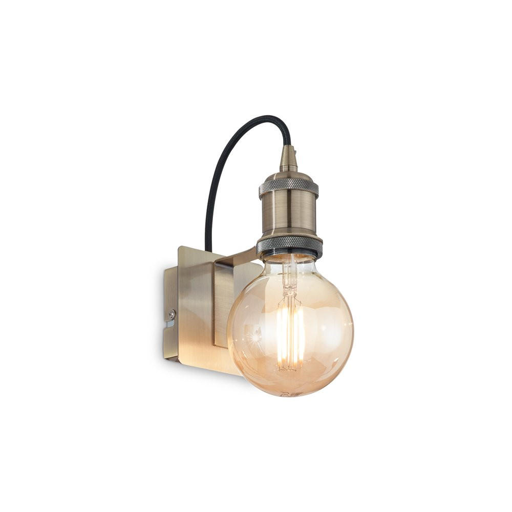 WANDLEUCHTE Messing - Messingfarben, Metall (12/29/18cm) - Ideal Lux