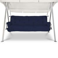 HOLLYWOODSCHAUKELAUFLAGE Flair HS 180/50/8cm Dunkelblau - Dunkelblau, Textil (50/8/180cm) - Beautissu 