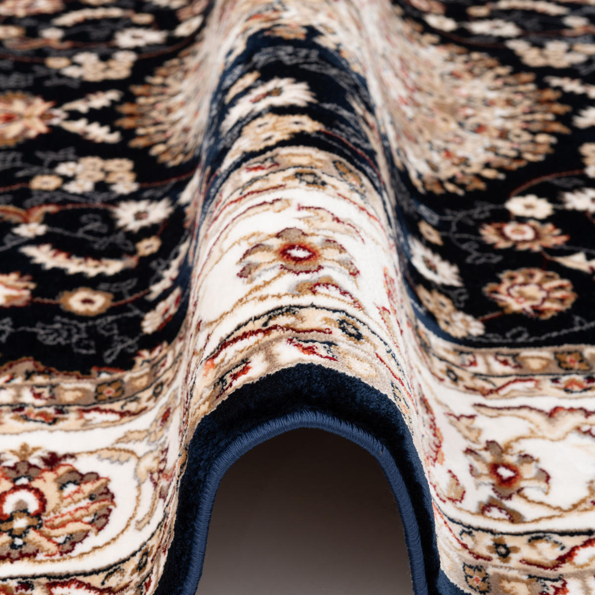 KLASSIK ORIENT TEPPICH MASKAT - Blau, Textil (80/300cm) - Pergamon