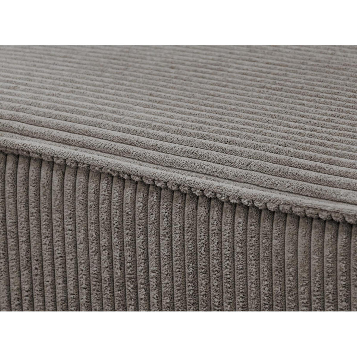 ECKSCHLAFSOFA Primo L cappuccino - Schwarz/Cappuccino, Textil (290/185cm) - Beautysofa