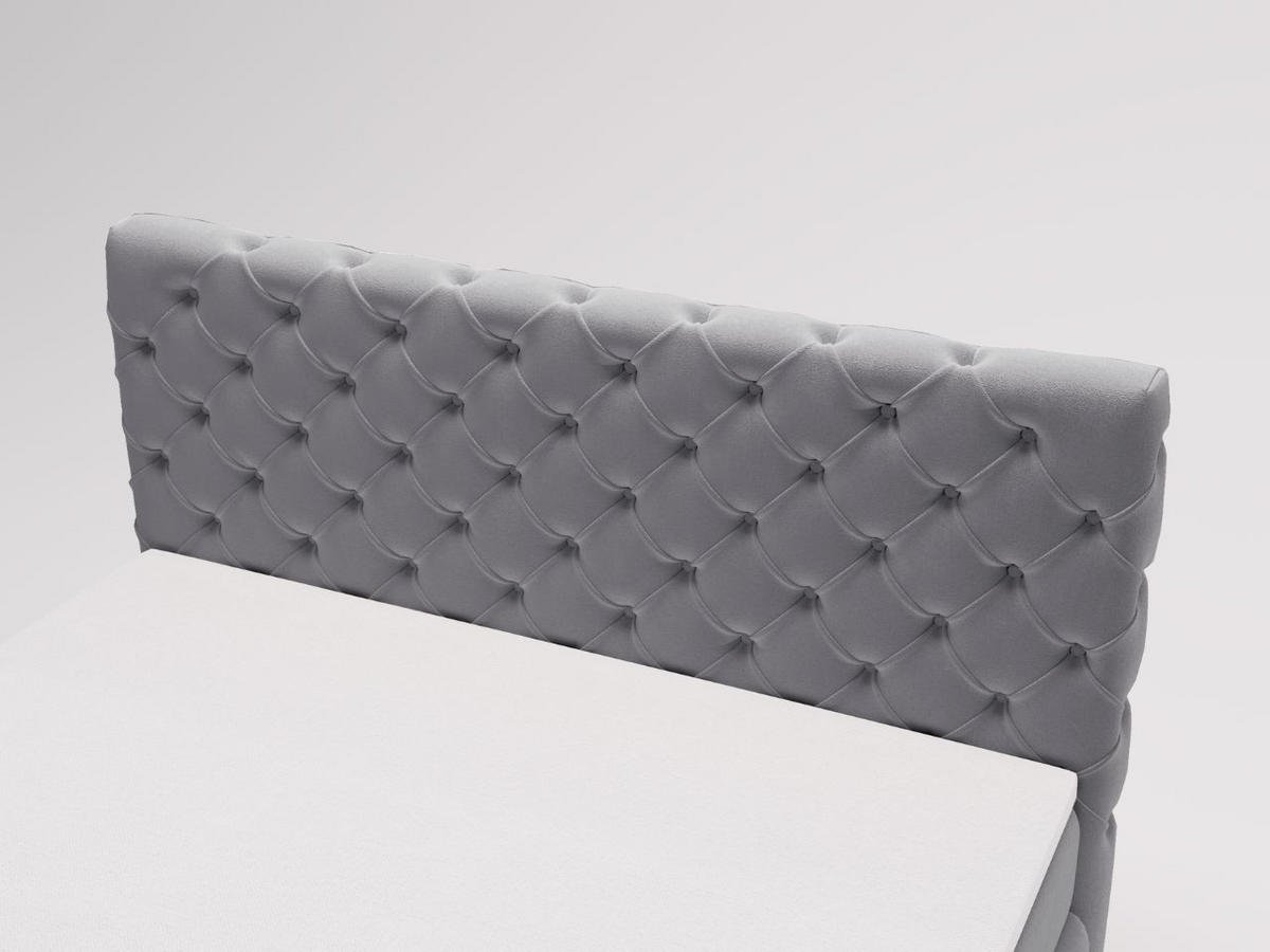 BOXBETT Canolo 140x200 Grau - Grau, Holz/Textil (140/200cm) - Graingold