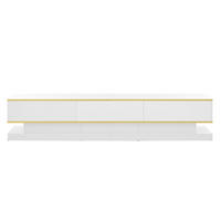 LOWBOARD Warmweiß 200/40/40 cm - Weiß, Holzwerkstoff (200/40/40cm) - PANGIVO