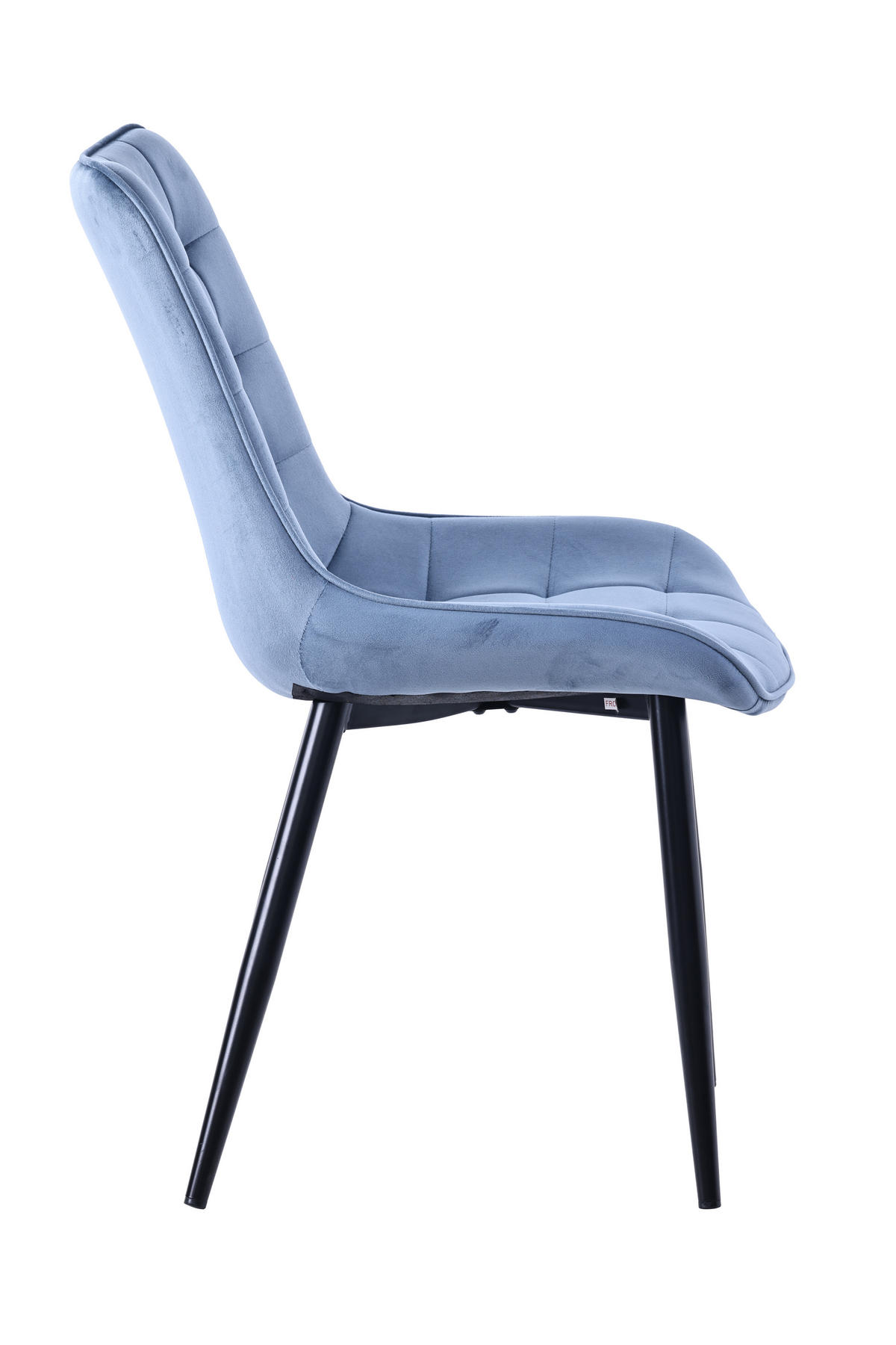 STUHL-SET 2 Stück aus Samt in Modernem Stil-YZ2 - Blau, Textil (53/88/62.5cm) - HOMAVO