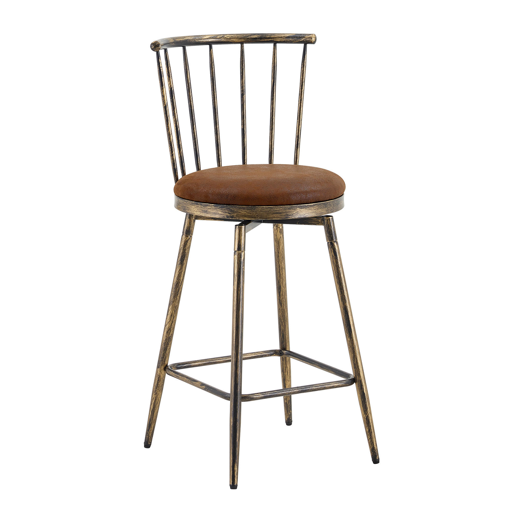 ComfortXL Barhocker Braun 39x96x39 cm