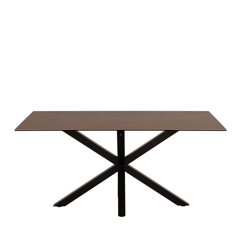 ESSTISCH - Keramik - Kastanie - Braun, Keramik (160/90/76cm) - Drawer