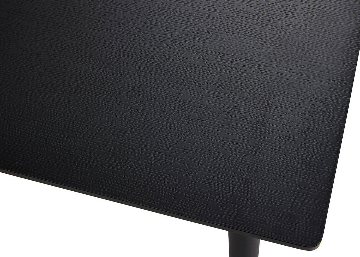 ESSTISCH Mogest 140 cm - Dunkelbraun, Holzwerkstoff/Metall (85/140/75cm) - Selsey