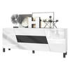SIDEBOARD Houston Schwarz matt - Schwarz, Holzwerkstoff (178/69.5/38.5cm) - Vladon