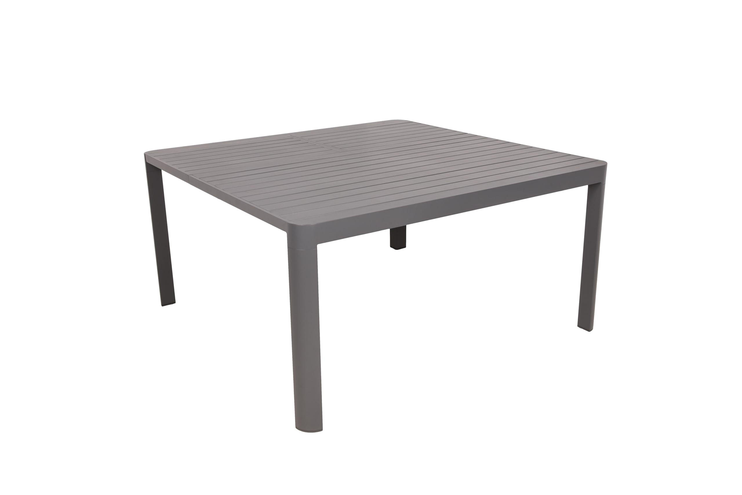 GARTENTISCH Katrin Ausziehtisch - Schwarz, Kunststoff (149/97/75cm) - DELUKE