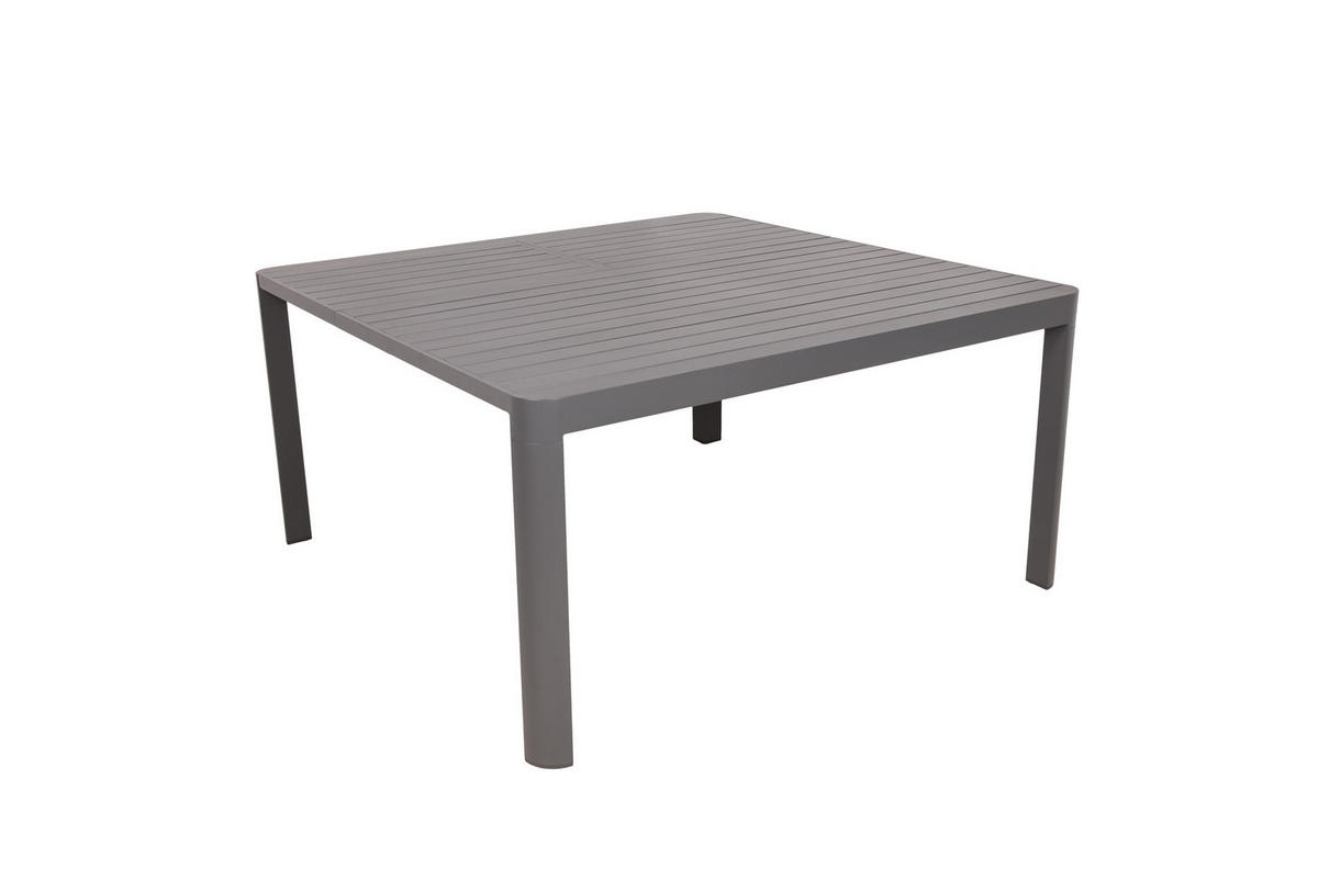 GARTENTISCH Katrin Ausziehtisch - Schwarz, Kunststoff (149/97/75cm) - DELUKE