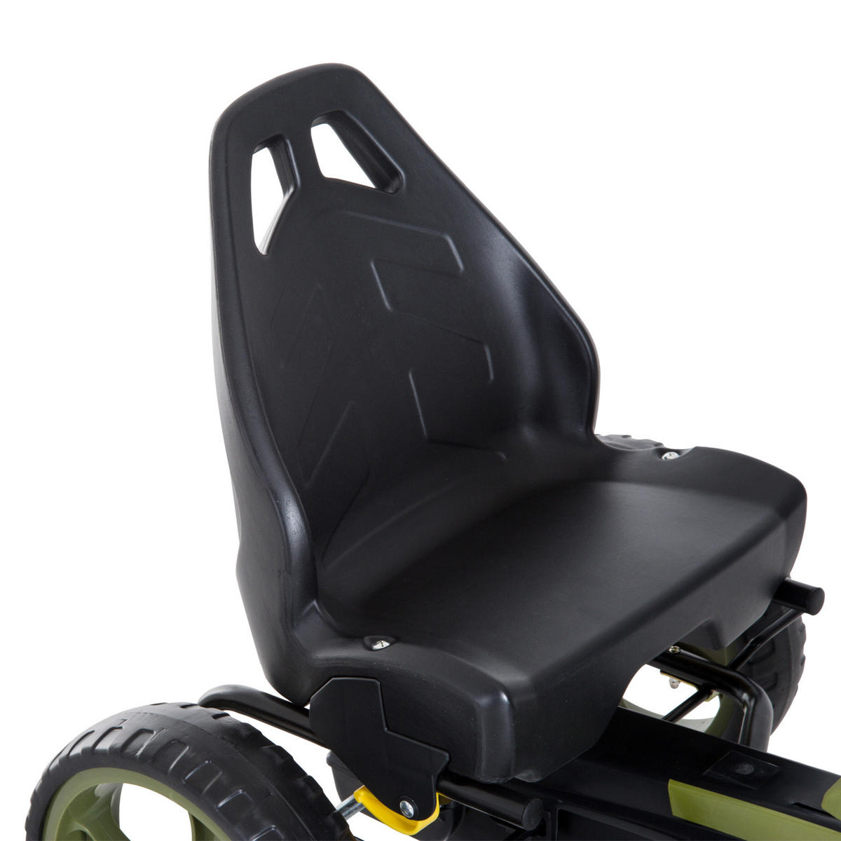 GOKART DE-06087 mit Handbremse und verstellbarem Sitz Grün - Grün, Kunststoff/Metall (105/54/61cm) - ComfortXL