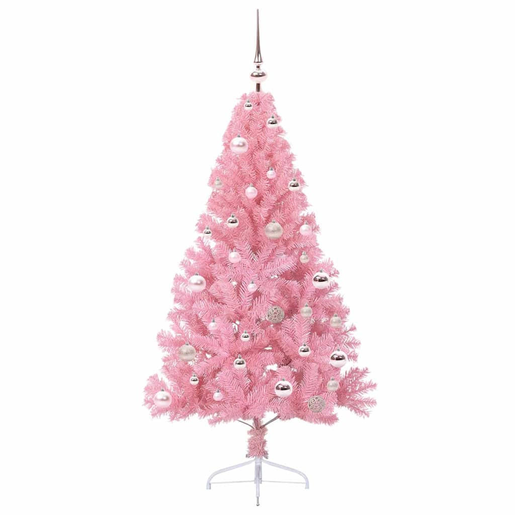 vidaXL Weihnachtsbaum Rosa 150 cm