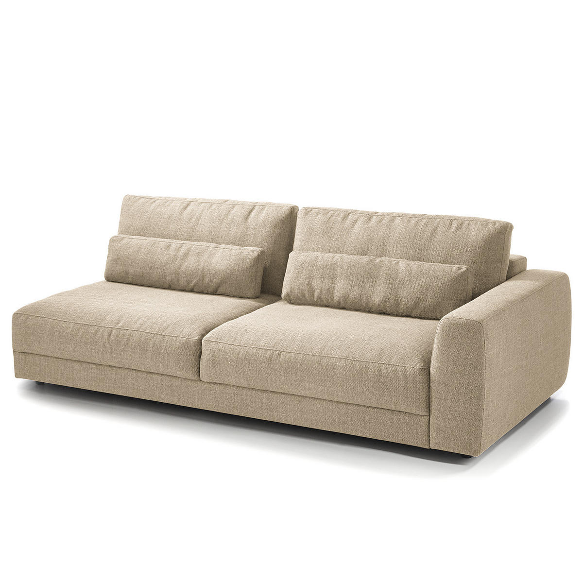 3-SITZER MODULSOFA - Beige, Textil (228/80/117cm) - home24