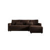 ECKSOFA MOS L BIS Cosmic 800 Rechts mit Schlaffunktion - Braun, Textil (220/143cm) - Bedante